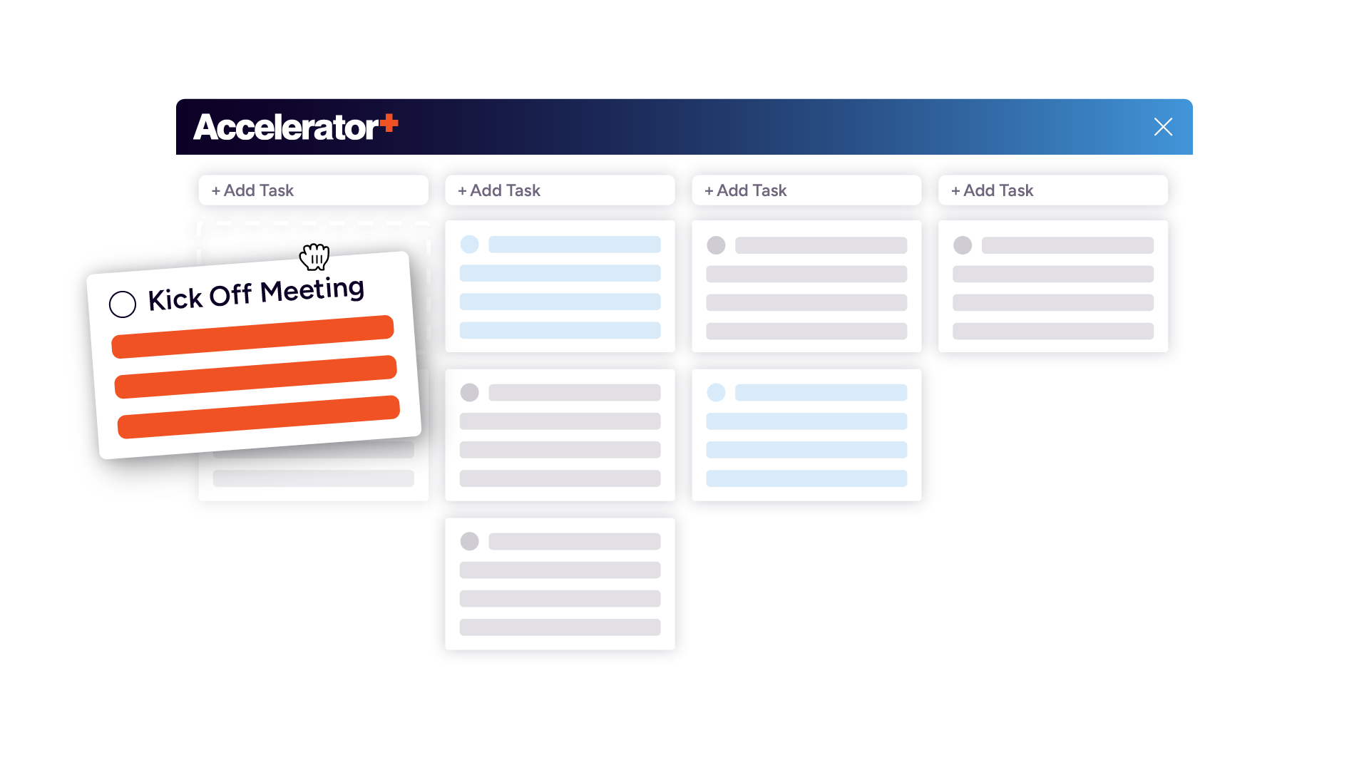 W__Acc+ Task Board - Blue Gradient BG W__Acc+ Task Board - Blue Gradient BG